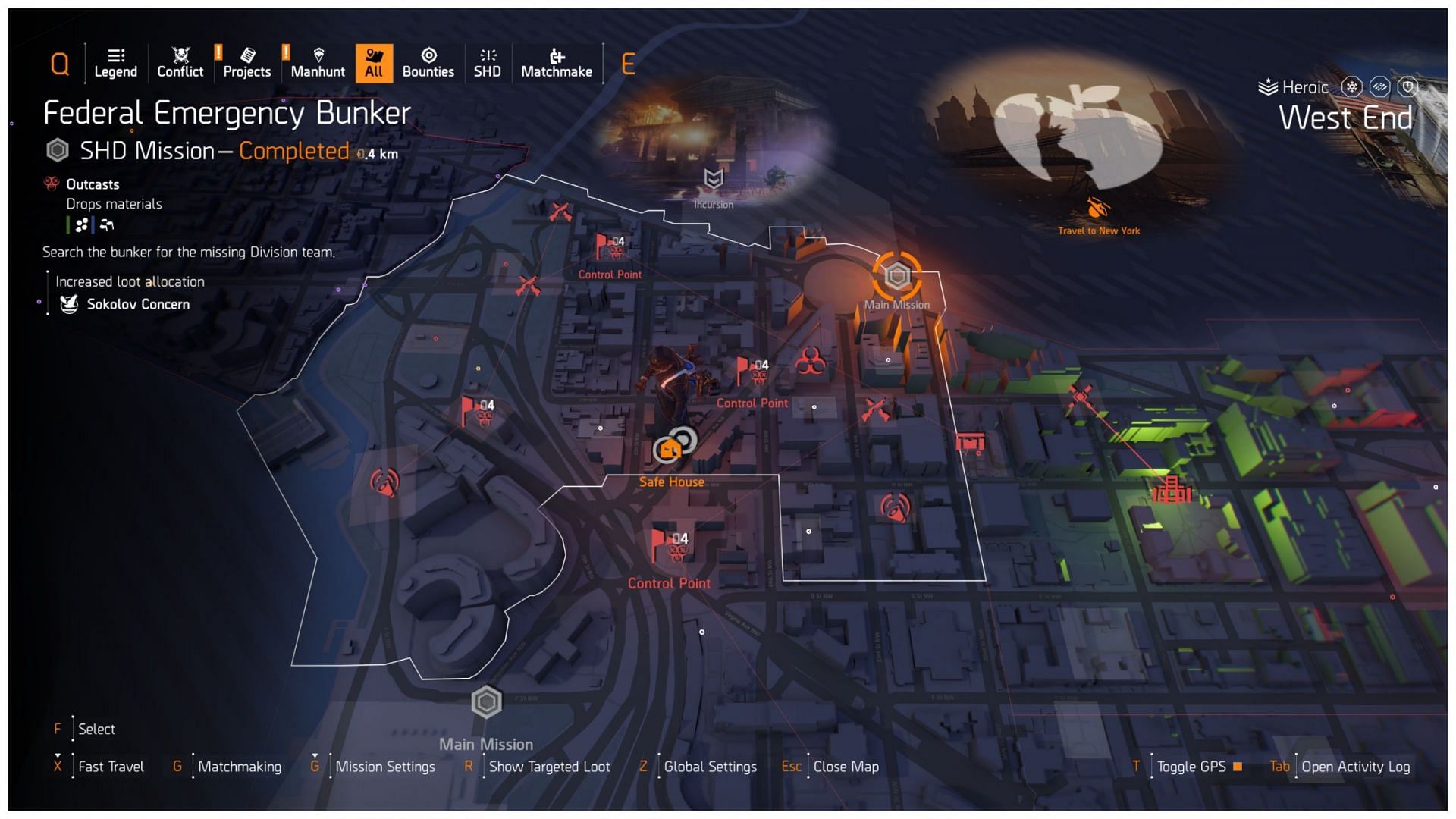 Emergency Bunker mission (Image via Ubisoft)